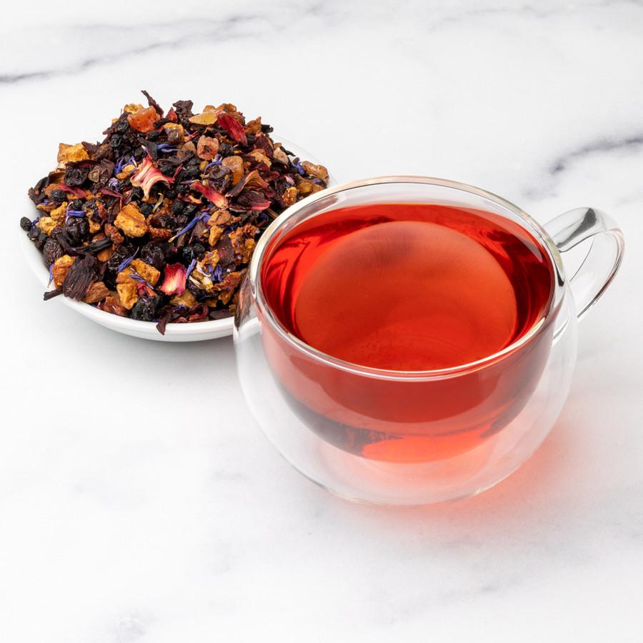 Peach black hibiscus